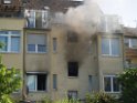 Brand Wohnung mit Menschenrettung Koeln Vingst Ostheimerstr  P008